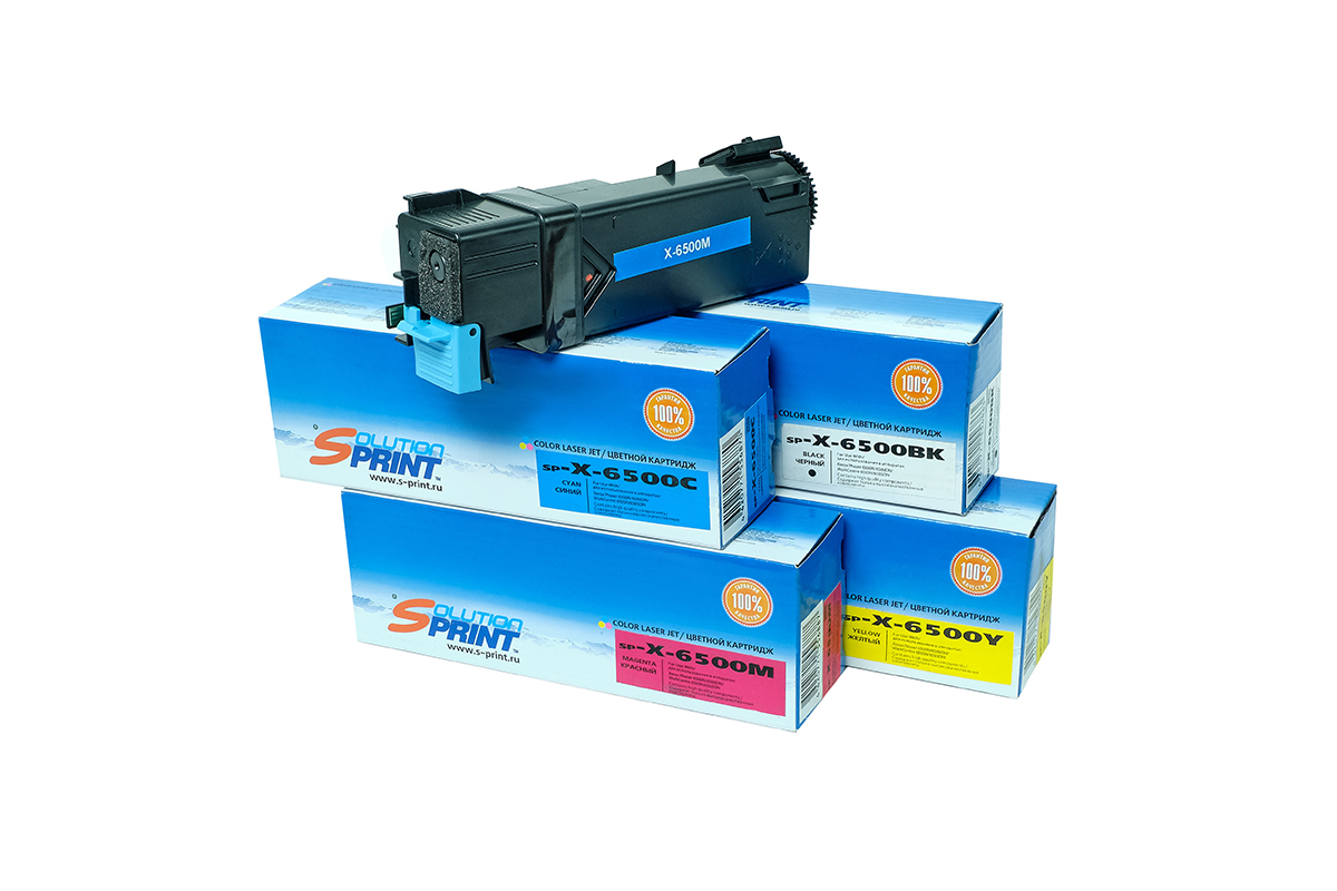 Комплект картриджей SP 6500 (106R01604-106R01601-106R01602-106R01603) для Xerox