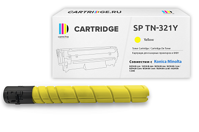 Картридж SP TN-321Y для Konica Minolta желтый