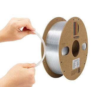 PETG пластик CartriDge 1.75мм 1кг прозрачный для 3D-принтера
