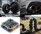 Nylon-12 Carbon Fiber (PA12-CF) угленаполненный нейлон, черный, CartriDge