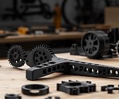 Nylon-6 Carbon Fiber (PA6-CF) угленаполненный нейлон, черный, CartriDge