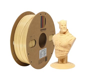 PLA пластик CartriDge 1.75мм 1кг светло-бежевый для 3D-принтера