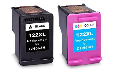 Комплект картриджей SP 122XL (CH563HE/CH564HE) для HP цветной и черный