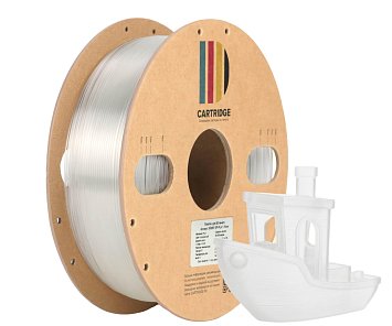 PLA пластик CartriDge 1.75мм 1кг прозрачный для 3D-принтера