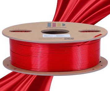 PLA пластик CartriDge 1.75мм 1кг шелк красный для 3D-принтера