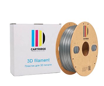TPU 95A пластик CartriDge 1.75мм 1кг шелк серебристый для 3D-принтера