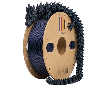 PLA пластик CartriDge 1.75мм 1кг хамелеон фиолетово-синий для 3D-принтера