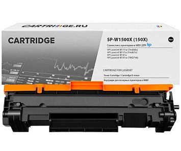 Картридж SP 150X (W1500X) для HP черный (с чипом)