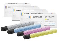 Комплект картриджей SP TN-321K/TN-321C/TN-321Y/TN-321M для Konica Minolta