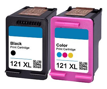 Комплект картриджей HP 121XL (CC641HE/CC644HE) OEM.ref цветной и черный