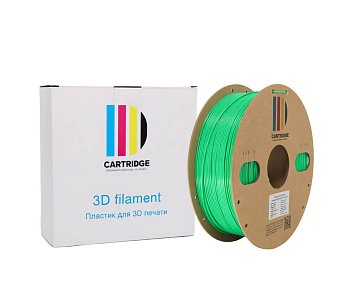 PLA пластик CartriDge 1.75мм 1кг зеленый для 3D-принтера