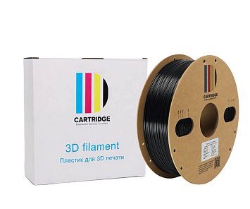 TPU 95A пластик CartriDge 1.75мм 1кг черный для 3D-принтера