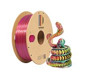 PLA-пластик для 3D-принтера, шёлк золотой-зеленый-красный  (Silk), CartriDge