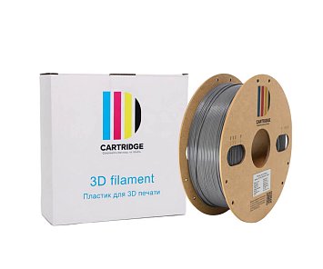 PETG пластик CartriDge 1.75мм 1кг светло-серый для 3D-принтера
