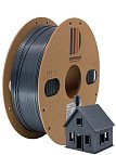 PETG пластик CartriDge 1.75мм 1кг темно-серый-серебро
