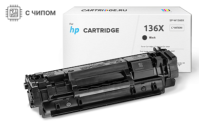 Картридж SP 136X (W1360X) для HP черный (c чипом)