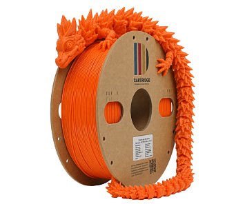 PLA пластик CartriDge 1.75мм 1кг оранжевый для 3D-принтера
