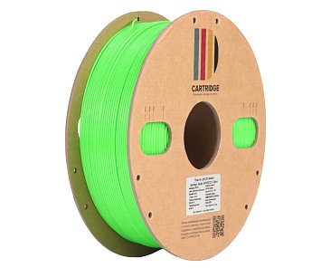 PETG пластик CartriDge 1.75мм 1кг флуоресцентный зеленый