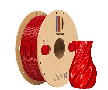 TPU 95A пластик CartriDge 1.75мм 1кг шелк красный для 3D-принтера