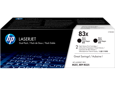 Картридж HP 83X (CF283XD) Dual Pack