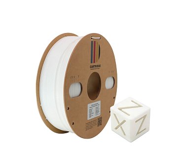PETG пластик CartriDge 1.75мм 1кг белый для 3D-принтера