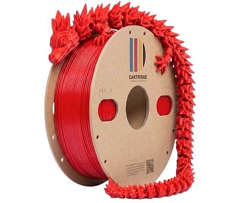 PLA пластик CartriDge 1.75мм 1кг шелк красный для 3D-принтера
