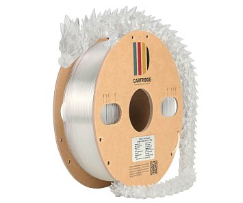 PLA пластик CartriDge 1.75мм 1кг прозрачный для 3D-принтера