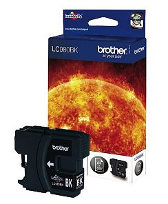 Картридж струйный Brother LC-980BK черный