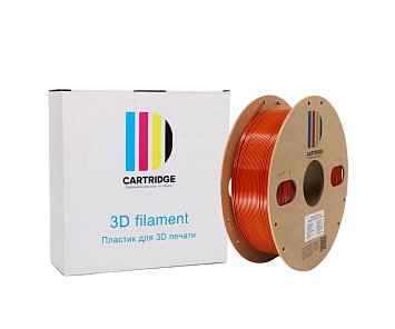 PETG пластик CartriDge 1.75мм 1кг оранжевый для 3D-принтера