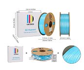 TPU 95A пластик CartriDge 1.75мм 1кг шелк голубой для 3D-принтера