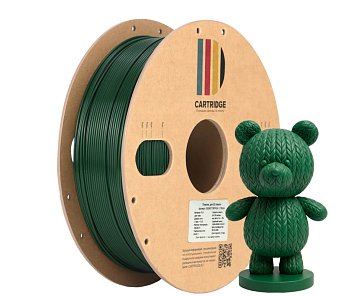 PETG пластик CartriDge 1.75мм 1кг армейский зеленый хаки