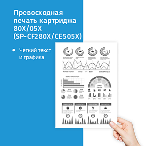 Картридж SP CF280X-CE505X для HP черный