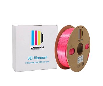 PLA пластик CartriDge 1.75мм 1кг шелк розовый для 3D-принтера