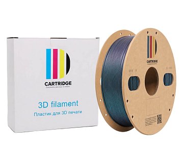 PLA пластик CartriDge 1.75мм 1кг хамелеон синий для 3D-принтера