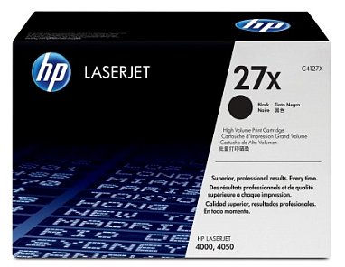 Картридж лазерный HP 27X (C4127X) черный