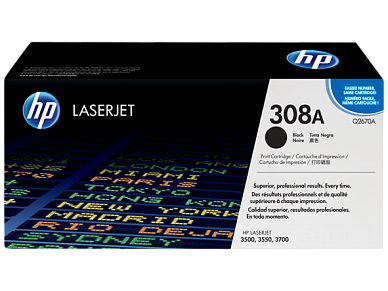 Картридж лазерный HP 308A (Q2670A) черный
