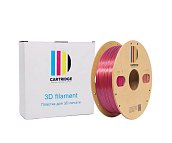 PLA-пластик для 3D-принтера, шёлк золотой-зеленый-красный  (Silk), CartriDge