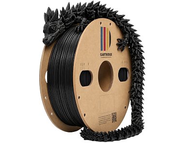 PLA пластик CartriDge 1.75мм 1кг черный для 3D-принтера