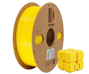 PLA пластик CartriDge 1.75мм 1кг желтый для 3D-принтера