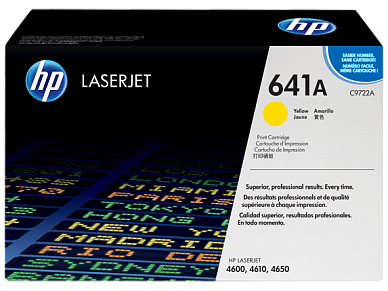 Картридж лазерный HP 641A (C9722A) желтый
