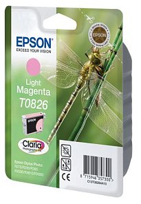 Картридж струйный Epson T0826 (C13T08264A/ C13T11264A10) светло-пурпурный