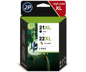 Комплект картриджей HP 21XL/22XL (C9351CE/C9352CE) OEM.ref цветной и черный