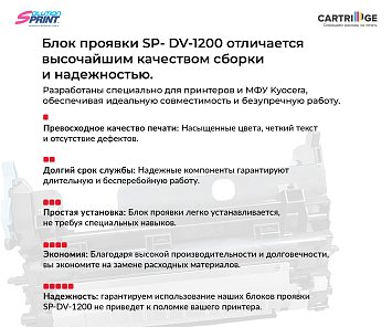 Блок проявки SP DV-1200 (302VB93010) для Kyocera (OEM.ref)