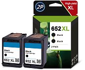 Комплект картриджей HP 652 XL (два черных) OEM.ref