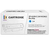 Картридж SP 055H C (3019C002) для Canon, голубой (без чипа)