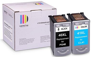 Комплект картриджей SP PG-40/CL-41 (0615B043) для Canon цветной и черный