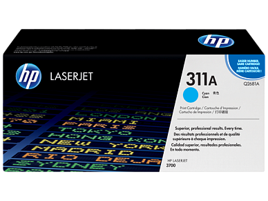 Картридж лазерный HP 311A (Q2681A) голубой
