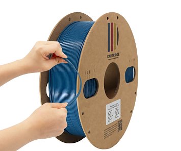 PETG пластик CartriDge 1.75мм 1кг темно-синий насыщенный
