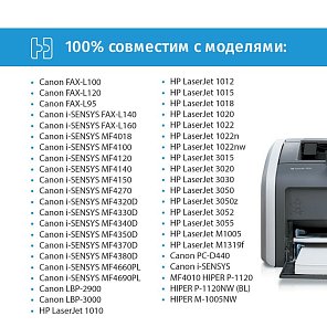 Картридж SP Q2612A (12A) для HP черный