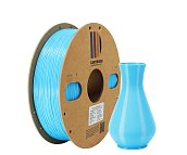 TPU 95A пластик для 3D-принтера, шёлк синий (Silk), CartriDge